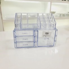 تصویر استند لوازم آرایشی ۴ کشو اکرولیک 