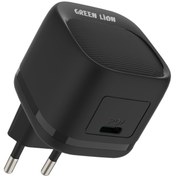 تصویر آداپتور فست شارژ ۲۰ وات گرین لاین Green Lion 20w PD Wall Charger - شش ماهه تعویض اورجیلند 