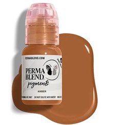 تصویر رنگ پرمابلند آمبر 15میل perma blend : amber 