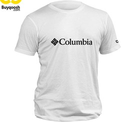 تصویر تیشرت پنبه ای سفید کلمبیا 