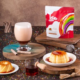 تصویر پودر سیروپ با طعم کارامل 