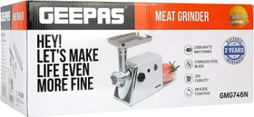 تصویر چرخ گوشت جیپاس مدل GMG746 Geepas GMG746 Metal Gear Meat Grinder