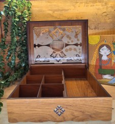 تصویر تی بگ چوبی درب شیشه 