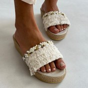 تصویر صندل زنانه دستدوز كد LM20 