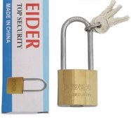 تصویر قفل آویز ایدر سایز 38 پایه بلند 