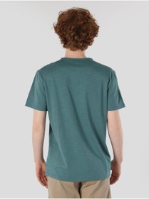 تصویر تی شرت سبز مردانه یقه دوچرخه تناسب منظم آستین کوتاه مردان مسطح T SHIRT CL1058584 کولینز Colin’s 