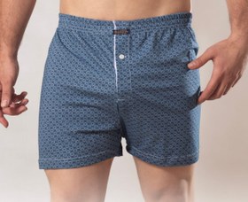 تصویر شورت پادار باکسر (دکمه دار) مردانه - آلبی C21412-5 