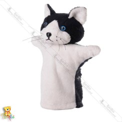 تصویر عروسک نمایشی شادی رویان طرح گربه 