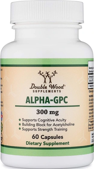 Alpha GPC Choline Supplement - Brain Health Support – Double Wood