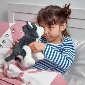 تصویر عروسک ایکیا مدل گرگ Ikea LIVLIG Little Wolf Doll Ikea LIVLIG Little Wolf Doll