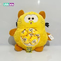 تصویر عروسک گارفیلد بچه دار سایز ۵۰ سانتیمتر 