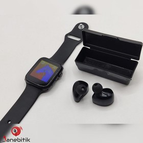 تصویر ساعت هوشمند T55 پرو مکس به همراه هندزفری بلوتوثی ا T55 Pro Max smart watch with Bluetooth handsfree T55 Pro Max smart watch with Bluetooth handsfree