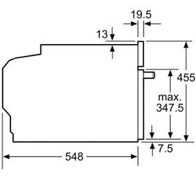 تصویر فر مایکروویو کامپکت توکار بوش مدل CMG7241B1 BOSCH