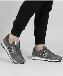 تصویر اسنیکر مردانه نیوبالانس اورجینال خاکستری New Balance ML565BLK 