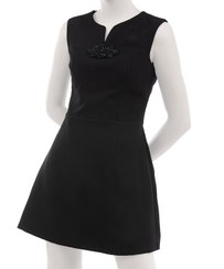 تصویر پیراهن زنانه مشکی سرژه Serge کد 205487 