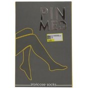 تصویر جوراب واریس زیر زانو AD نرمال مدل ۷۰۷۰ پین مد سايز ۳ Pin Med Knee High Stockings Varicose Socks Code 7070 Size 3