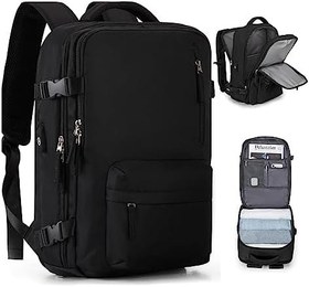تصویر 15.6 Inch Laptop Backpack for Women Work Laptop Bag Fashion with USB Port, Waterproof Backpacks Teacher Stylish Travel Bags Casual Daypacks for School, College, Business, Light Dusty 