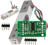 تصویر سنسور وزن با ماژول HX711 