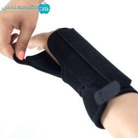 تصویر مچ‌بند آتل‌دار (نئوپرن) طب و صنعت کد36700 - Free size ا Free Size Neoprene Wrist Splint Free Size Neoprene Wrist Splint