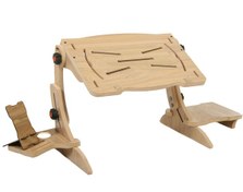 تصویر میز لپ تاپ چوبی ساده لایفینو 