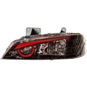 تصویر چراغ جلو پارس طرح انگری قرمز peugeot pars headlight angry design