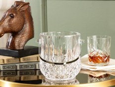 تصویر یخدان شیشه‌ای دسته‌دار مادام کوکو مدل AUDREY کد 12139 | شفاف، شیک و مناسب پذیرایی Madame Coco AUDREY Glass Ice Bucket with Handle – Code 12139 | Elegant, Durable, Perfect for Serving Ice