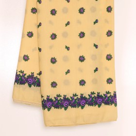 تصویر روسری نخی کرم 