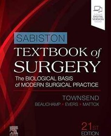 تصویر [PDF] دانلود کتاب Sabiston Textbook Of Surgery - The Biological Basis Of Modern Surgical Practice, 21th ed, 2021 
