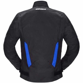 تصویر کاپشن موتورسوار سیاه مردانه موتور Single H2Out Jacket Callott Blue مشکی اسپیدی Spidi 