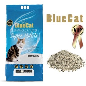 تصویر خاک گربه کربن دار بلوکت وی آی پی 10 کیلوگرم ( ارسال فقط تهران ) blue cat vip activated carbon cat litter 10 kg