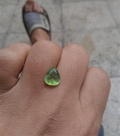 تصویر زبرجد افقان درجه یک4قیراط پاک جواهر واقعی 