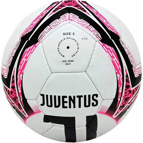 تصویر توپ فوتبال چرمی سایز 5 باشگاهی یوونتوس - (JUVENTUS) 