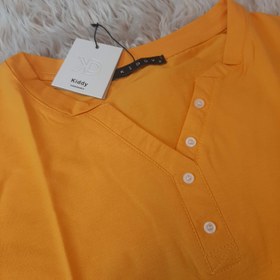 تصویر تیشرت ورزشی یقه هفت برند کیدی قواره دار رنگبندی دارد کیفیت فوق العاده تنخور بی نظیر 