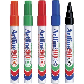 تصویر ماژیک معمولی آرت لاین نوک تخت Artline EK-90 Artline EK-90 Permanent Marker