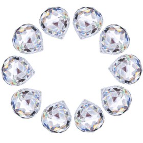 تصویر کریستال لوستر مدل گوی بسته 10 عددی*379 