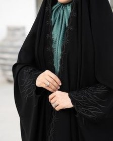 تصویر چادر عربی گلدوزی 