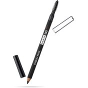 تصویر مداد ابرو ضد آب پوپا Eyebrow Pencil 03 - قهوه‌ای تیره | پوپا | PUPA 