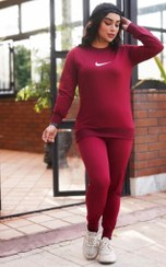 تصویر ست بلوز شلوار نایک زنانه یقه گرد گلکسی 