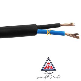 تصویر کابل برق افشان 2 در 0.75 (0.75×2) خراسان افشارنژاد Flexible cable 2*0.75 Khorasan Afsharnejad