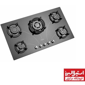 تصویر اجاق گاز صفحه ای استیل البرز مدل5958i Steel Alborz Gas Hub -5 Burner G-5958i