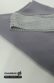 تصویر مقنعه کرپ هد پولکی 