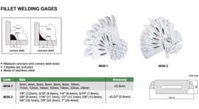 تصویر گیج جوشکاری فلت اینسایز مدل 1-4836 با گارانتی شرکتی 