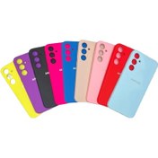 تصویر کاور سیلیکونی سامسونگ مدل A55 با محافظ لنز 