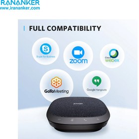 تصویر اسپیکر انکر PowerConf S330 مدل A3308 ا Anker PowerConf S330 Speakerphone A3308 Anker PowerConf S330 Speakerphone A3308