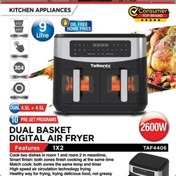 تصویر سرخ کن بدون روغن تلیونیکس 4406 ظرفیت ۹.۵ لیتر 