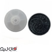 تصویر چرخ‌دنده سفید و مشکی پنل پایونیر 