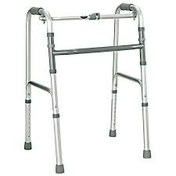 تصویر واکر تاشو آلومینیومی با ارتفاع قابل تنظیم 