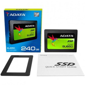 تصویر اس اس دی ای دیتا Ultimate SU650 SATA III با ظرفیت 240 گیگابایت ا ADATA Ultimate SU650 SATA III 2.5 Inch 240GB SSD ADATA Ultimate SU650 SATA III 2.5 Inch 240GB SSD
