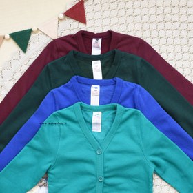 تصویر ژاکت N192 سایز خردسال سبزابی 