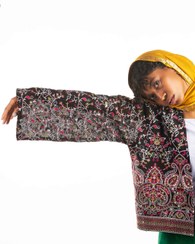 تصویر کت حریر گلدوزی 